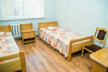 Фото номера Двухместный номер с 2 отдельными кроватями Отель Гостиница ГОЦОР по игровым видам спорта г. Гомель 4